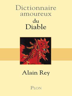 cover image of Dictionnaire amoureux du diable